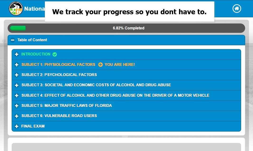 nhsa drivers ed final exam answers