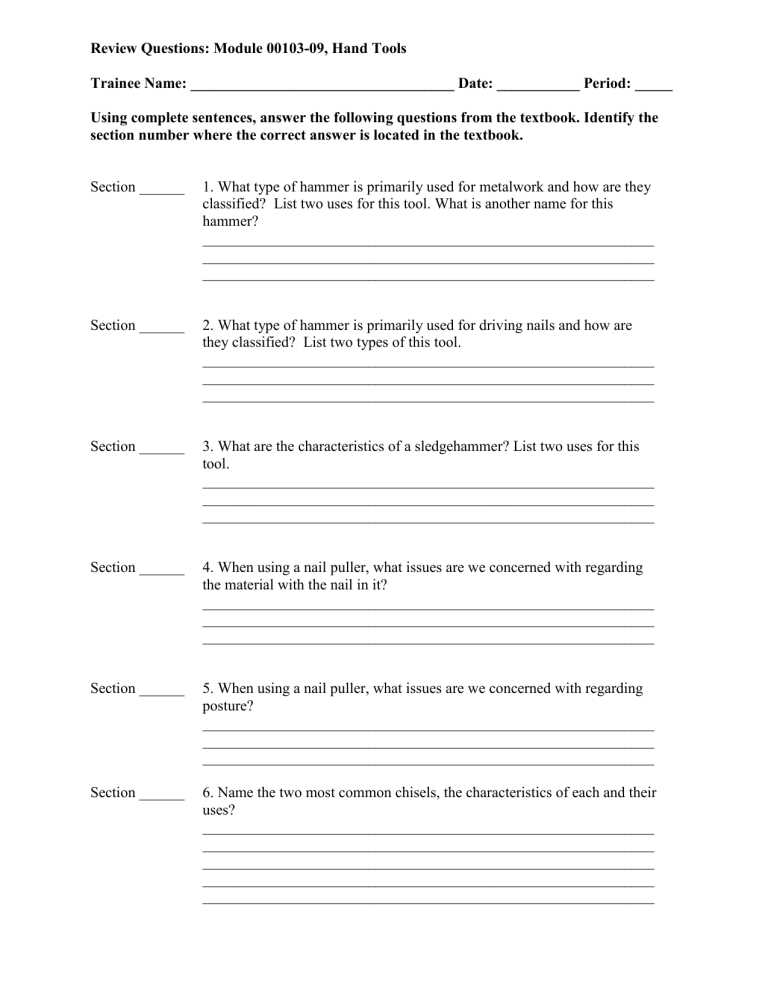 module 00105 15 exam answers