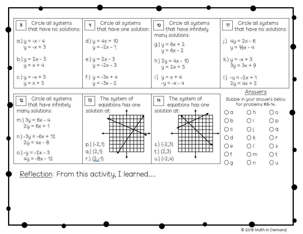 8th grade math practice test with answer key