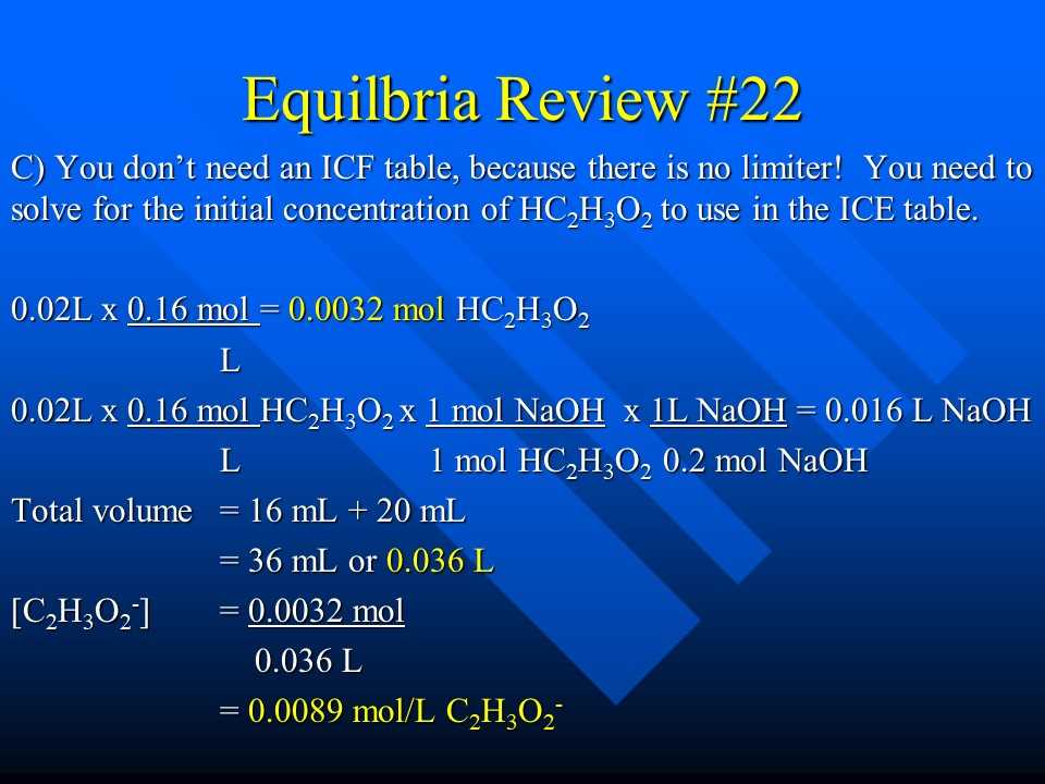 chemistry final exam review worksheet answers