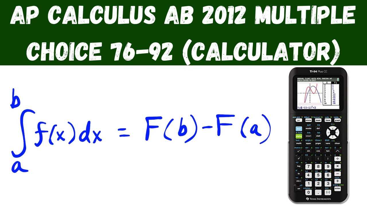 1985 ap calculus ab multiple choice answers