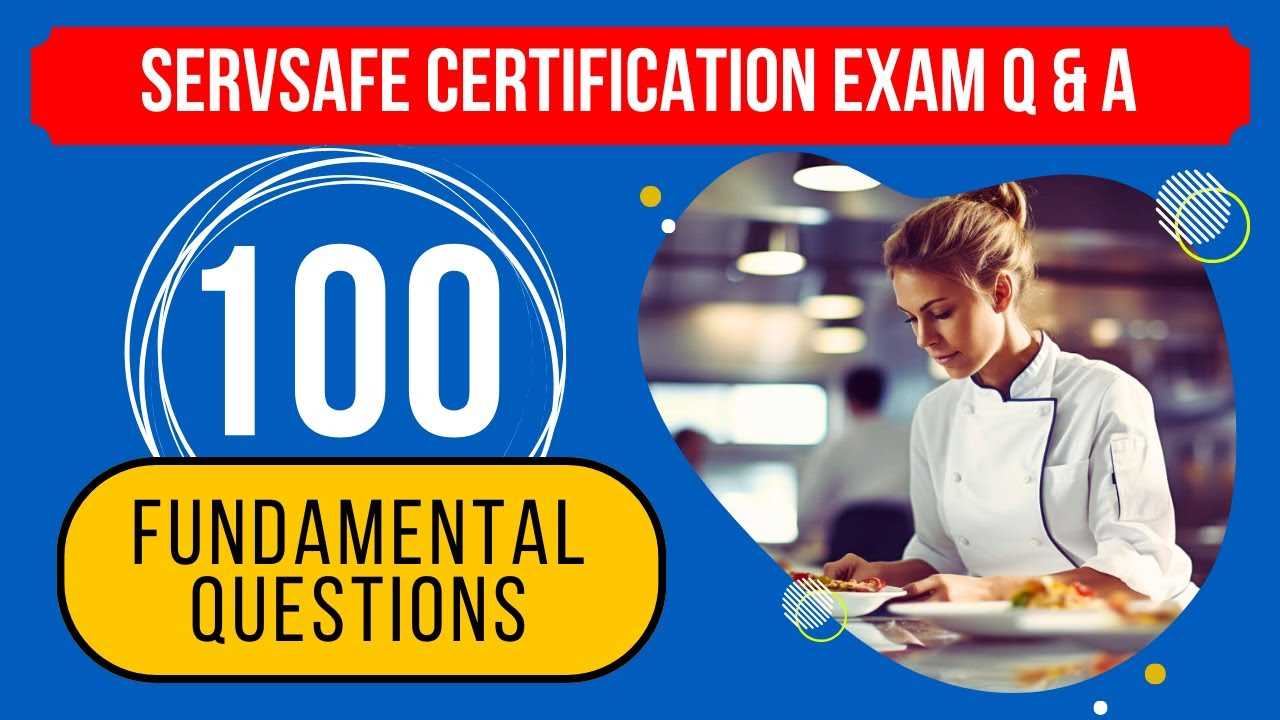 servsafe food protection manager certification exam answers