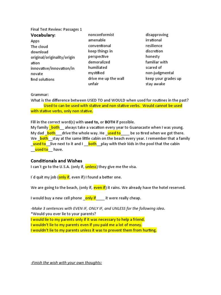 word 1a and 1b simulation exam answers