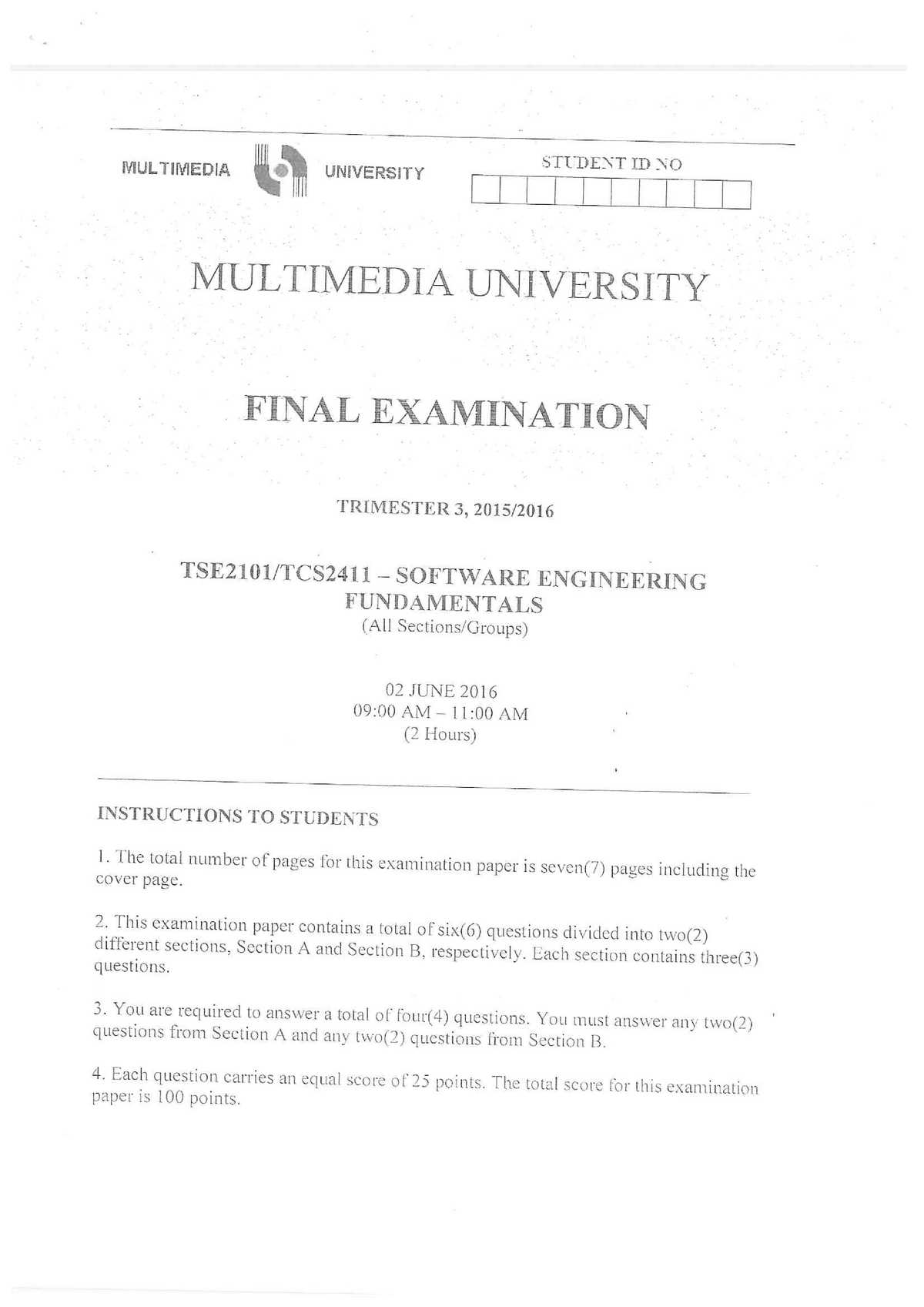 principles of engineering final exam answer key