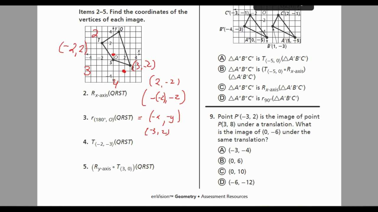 geometry 3rd 9 weeks exam answers