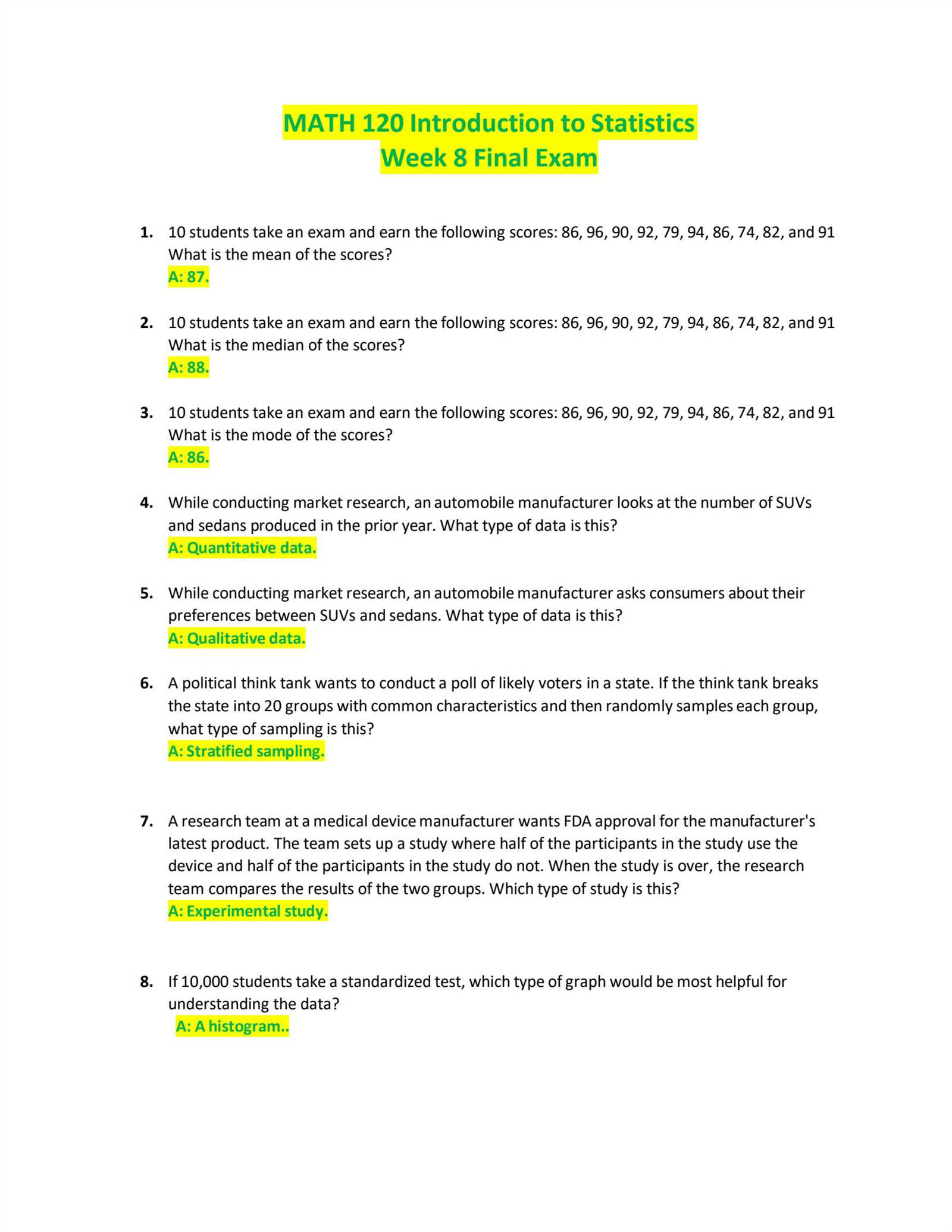 math 120 final exam answers