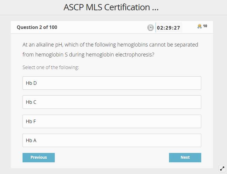 ascp exam scores