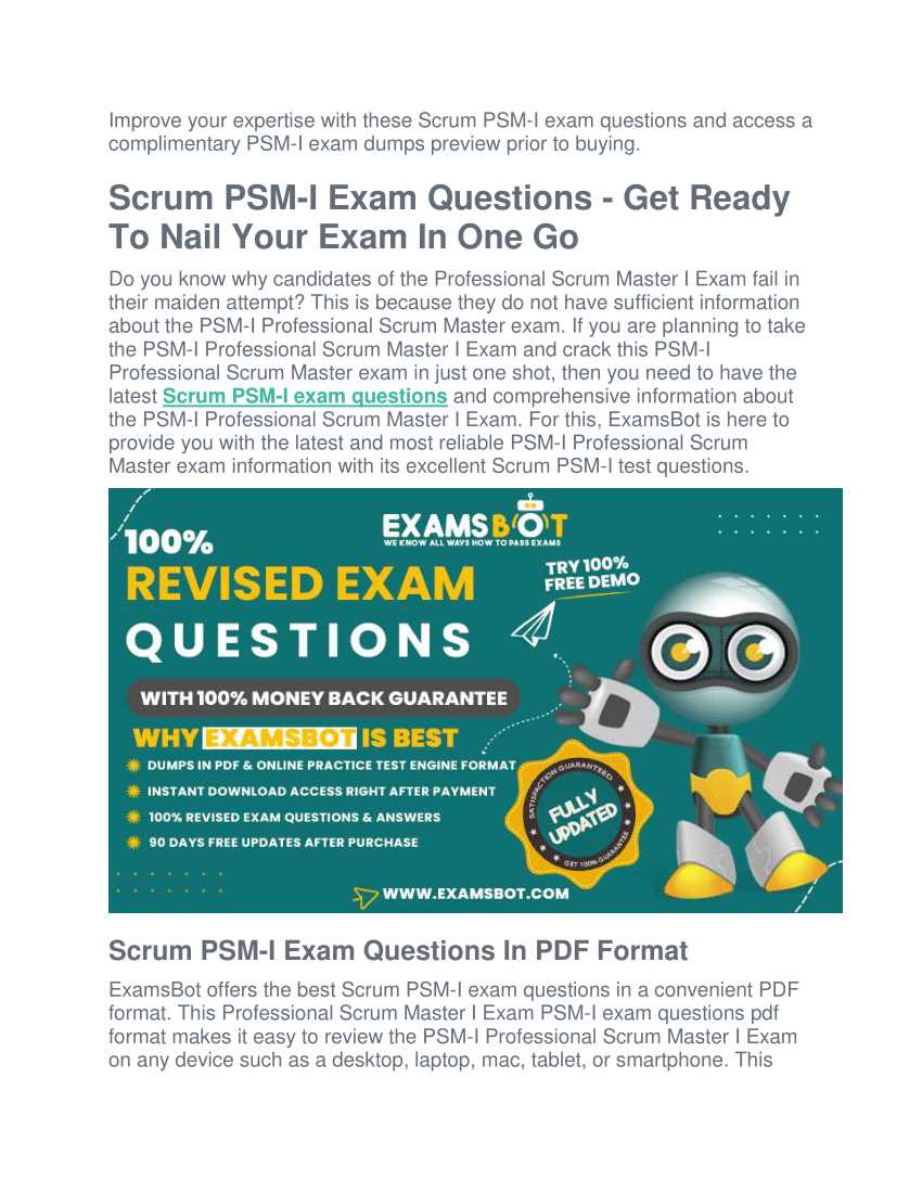 free scrum master exam questions and answers