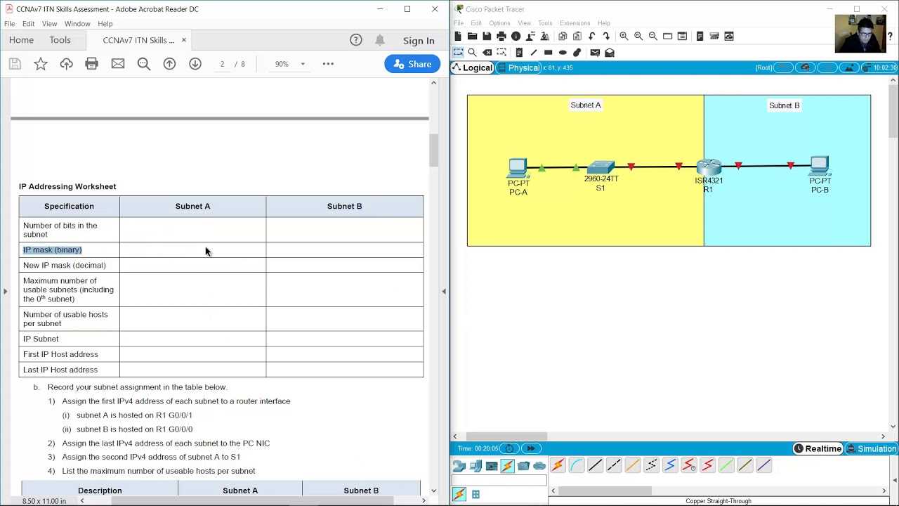 ccna 1 hands on skills exam 2025