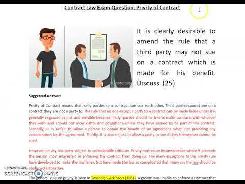 sample contracts exam answer