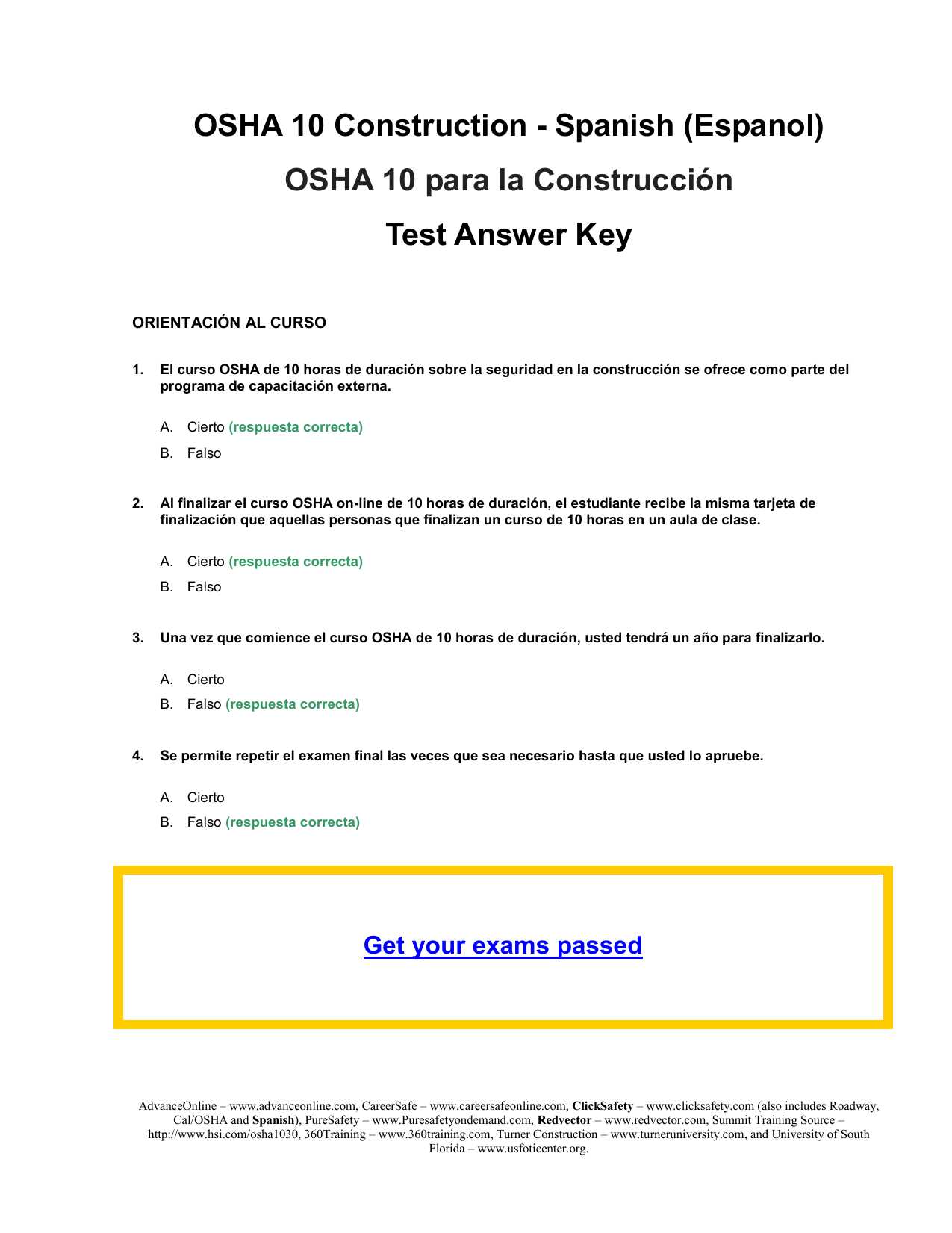 osha 10 test questions and answers