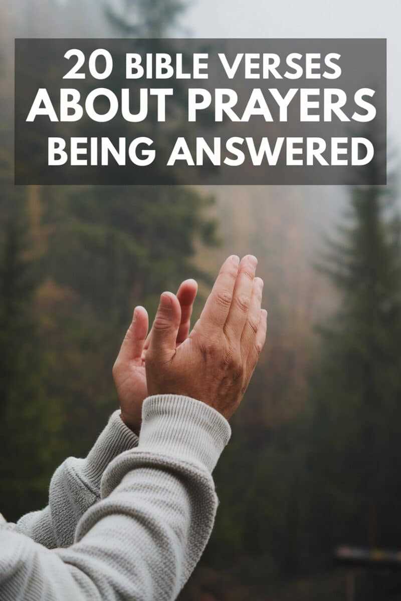 god answers prayers verse