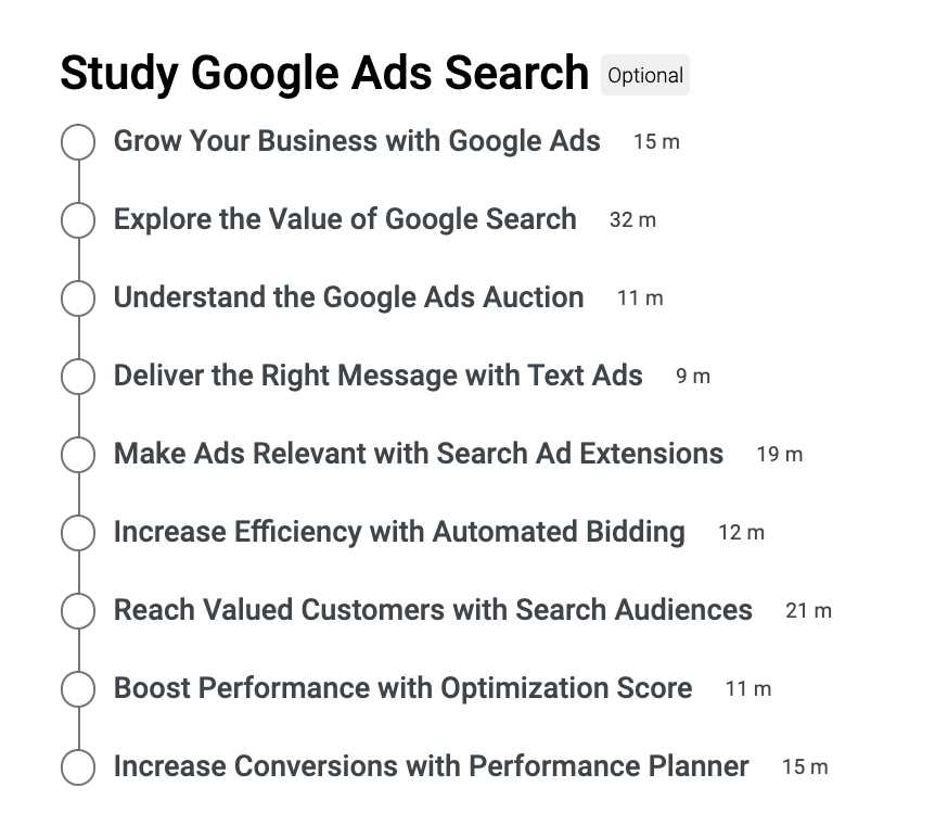 google ad search exam answers