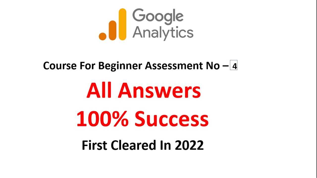 google analytics 4 certification exam answers