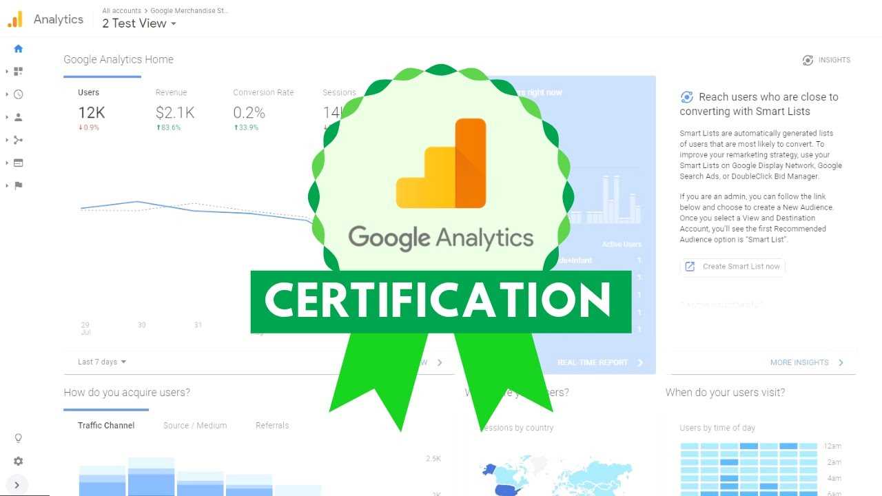 google analytics certification exam answers 2025