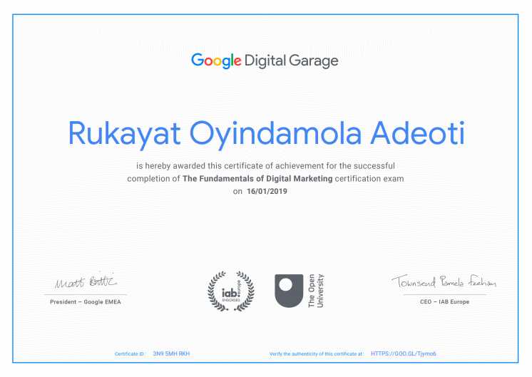 google digital garage fundamentals of digital marketing exam answers