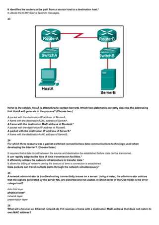 ccna1 practice final exam