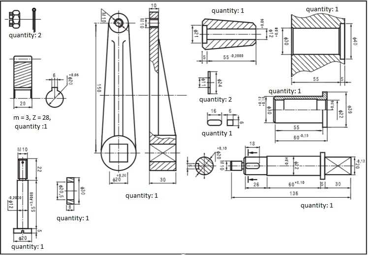 technical drawing exam questions and answers