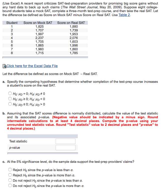 excel crash course exam wall street prep answers