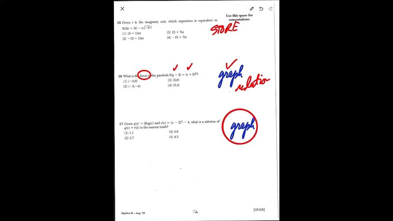 august 2025 algebra regents answers