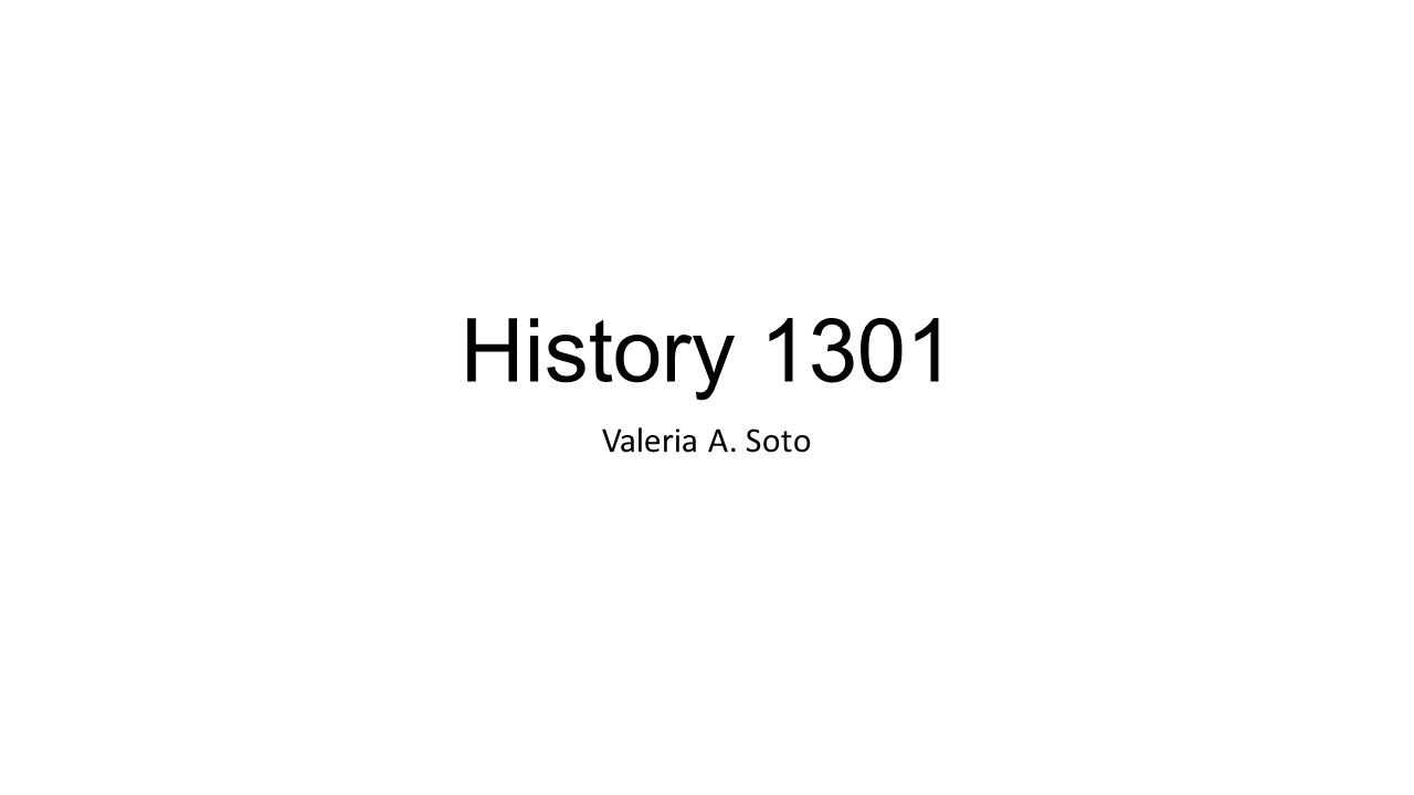 hist 1301 final exam