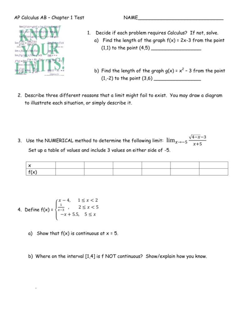 calculus 1 practice exam with answers