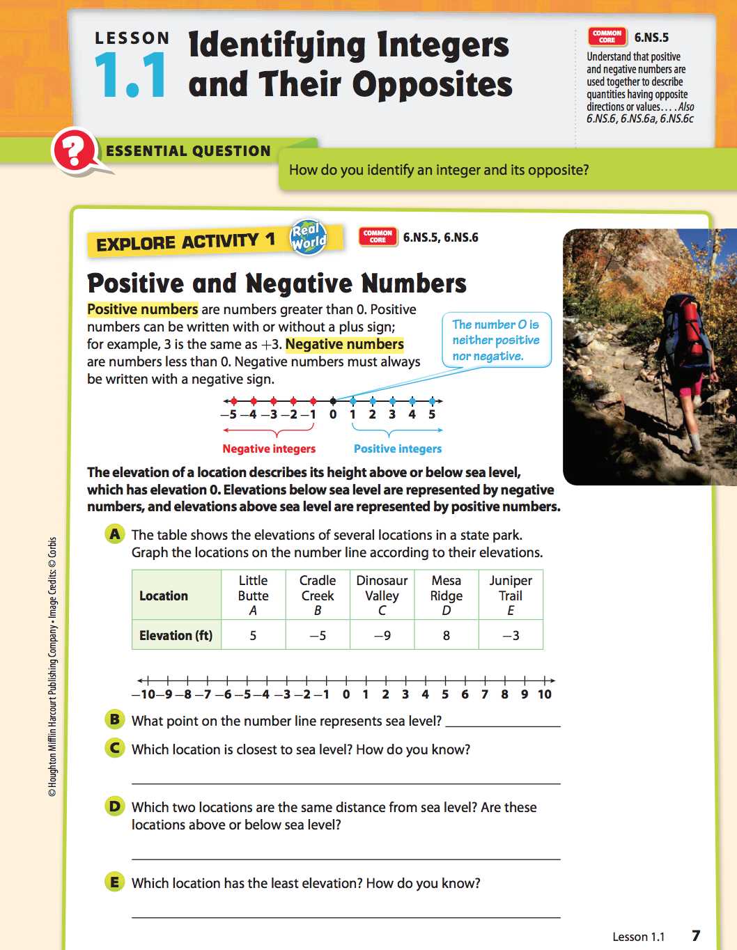 houghton mifflin harcourt go math grade 7 answer key