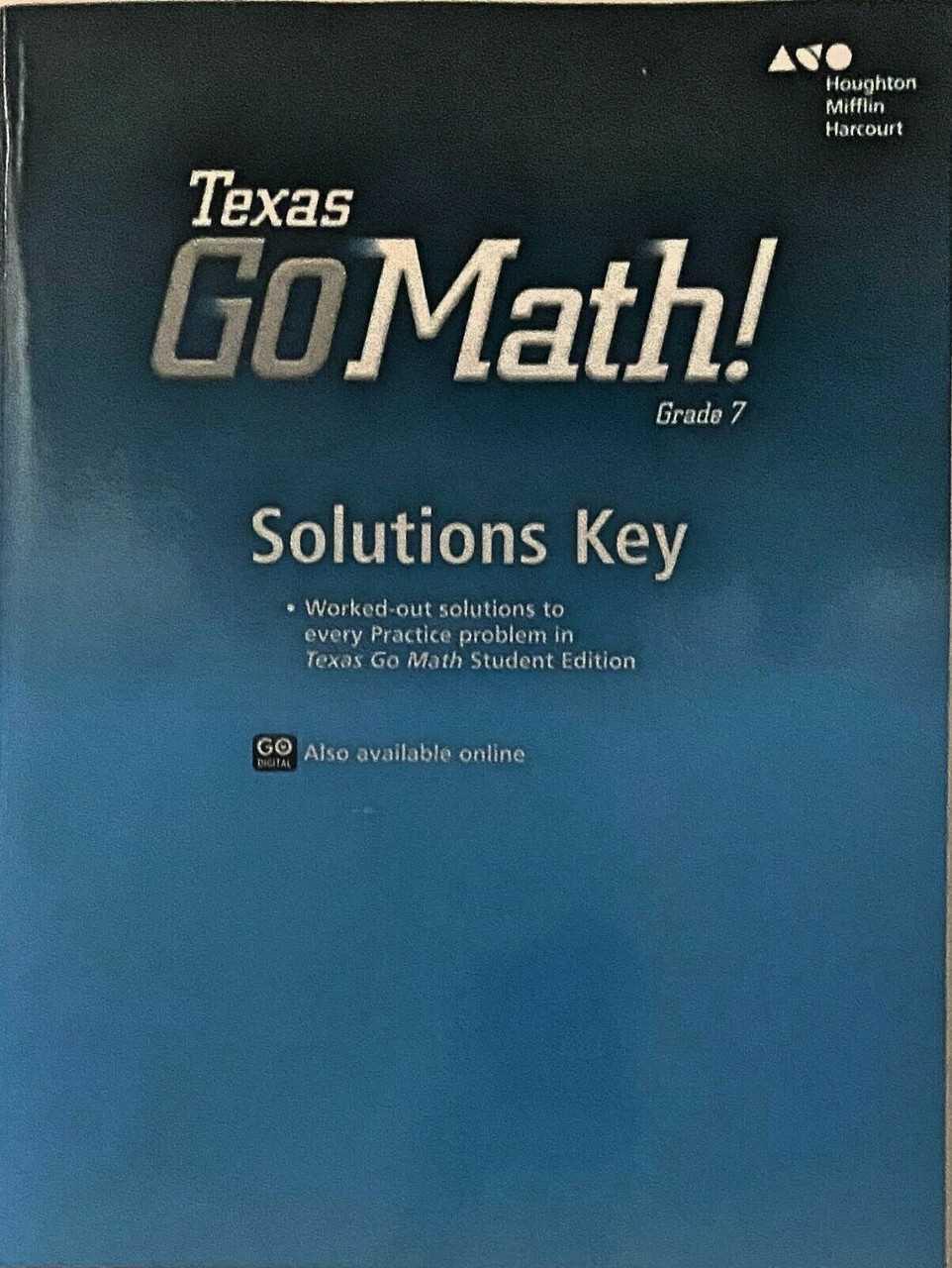 houghton mifflin harcourt go math grade 7 answer key