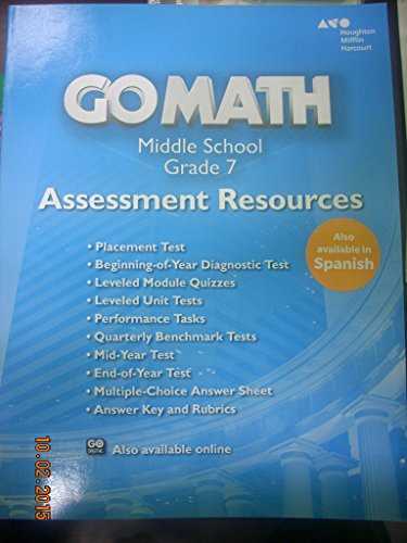 houghton mifflin harcourt go math grade 7 answer key