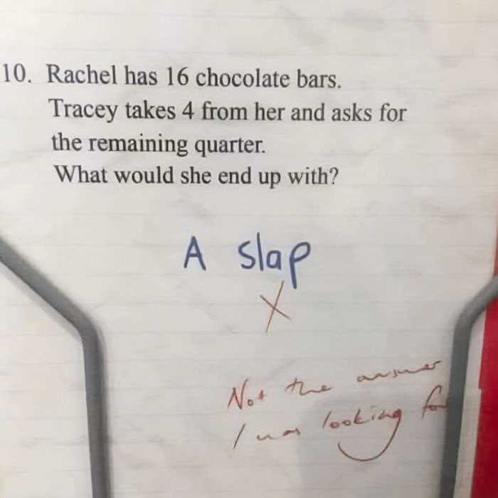 bad exam answers