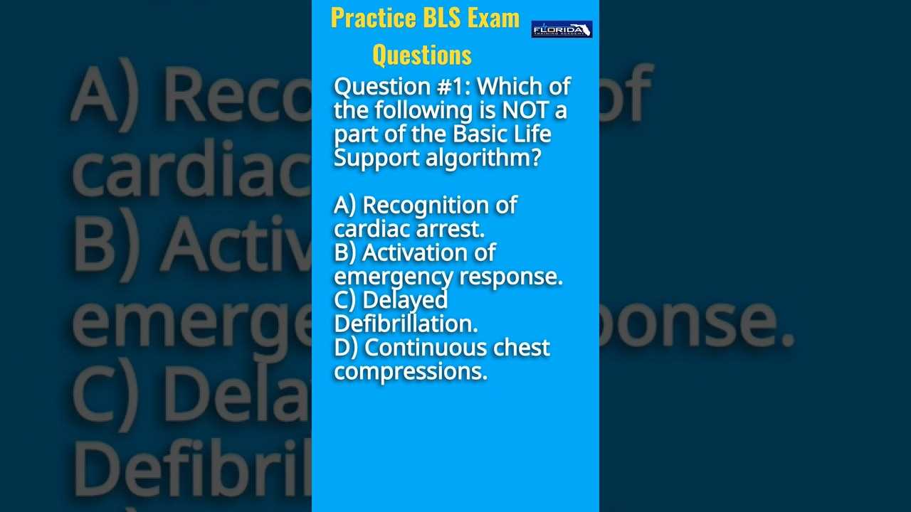 basic life support exam c answer key