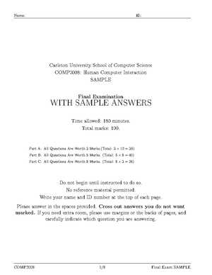 human computer interaction exam questions and answers