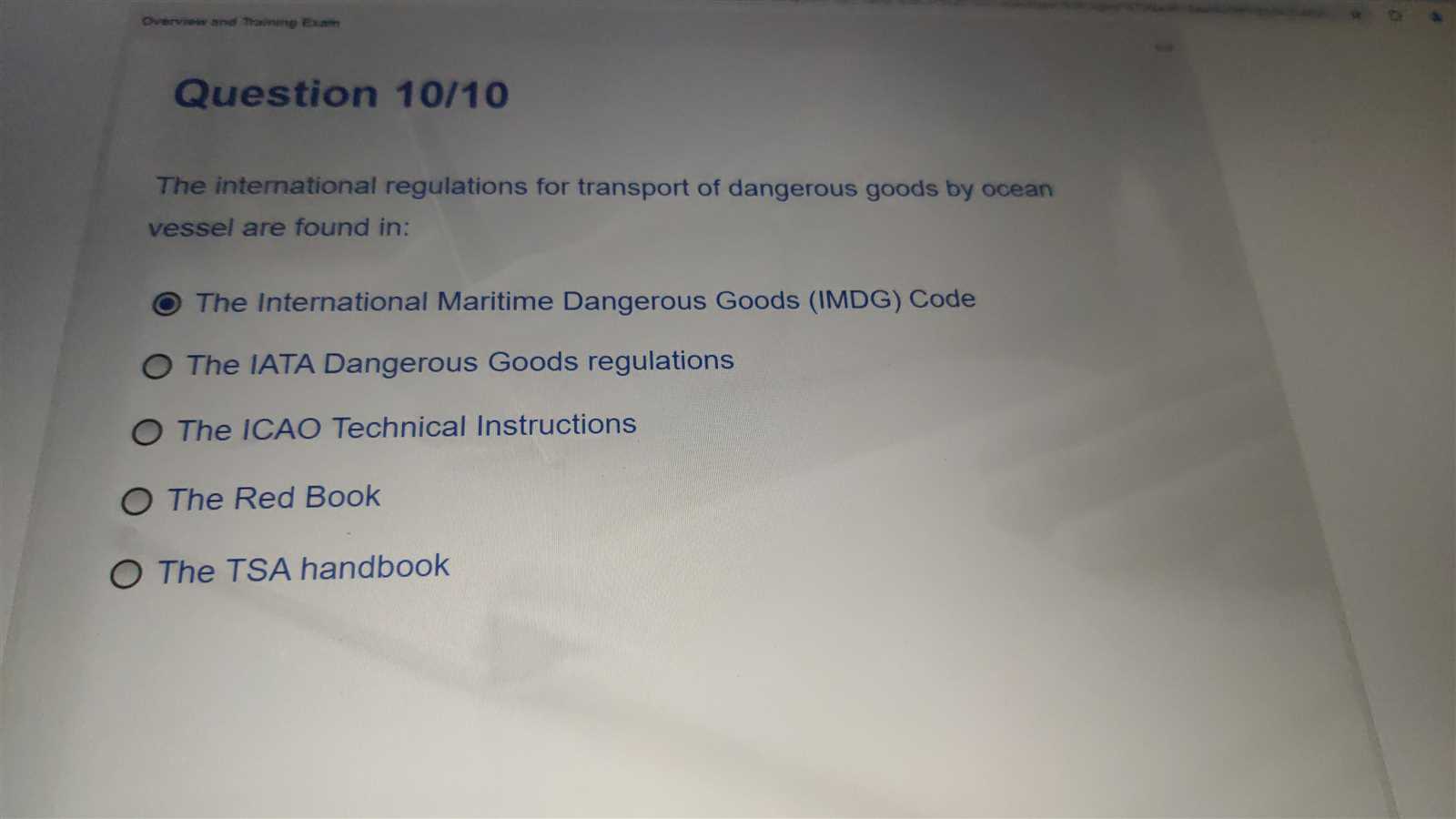 iata dangerous goods exam questions and answers