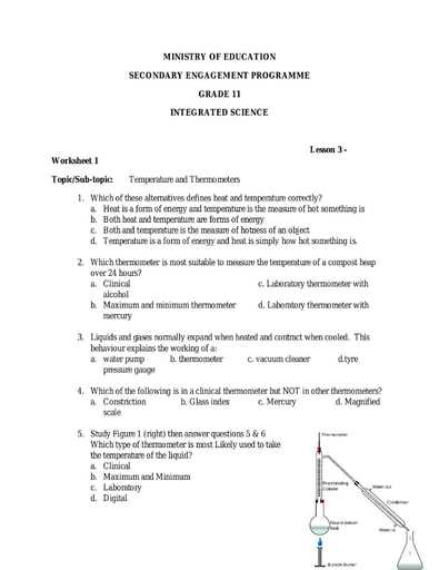 integrated science final exam study guide answers