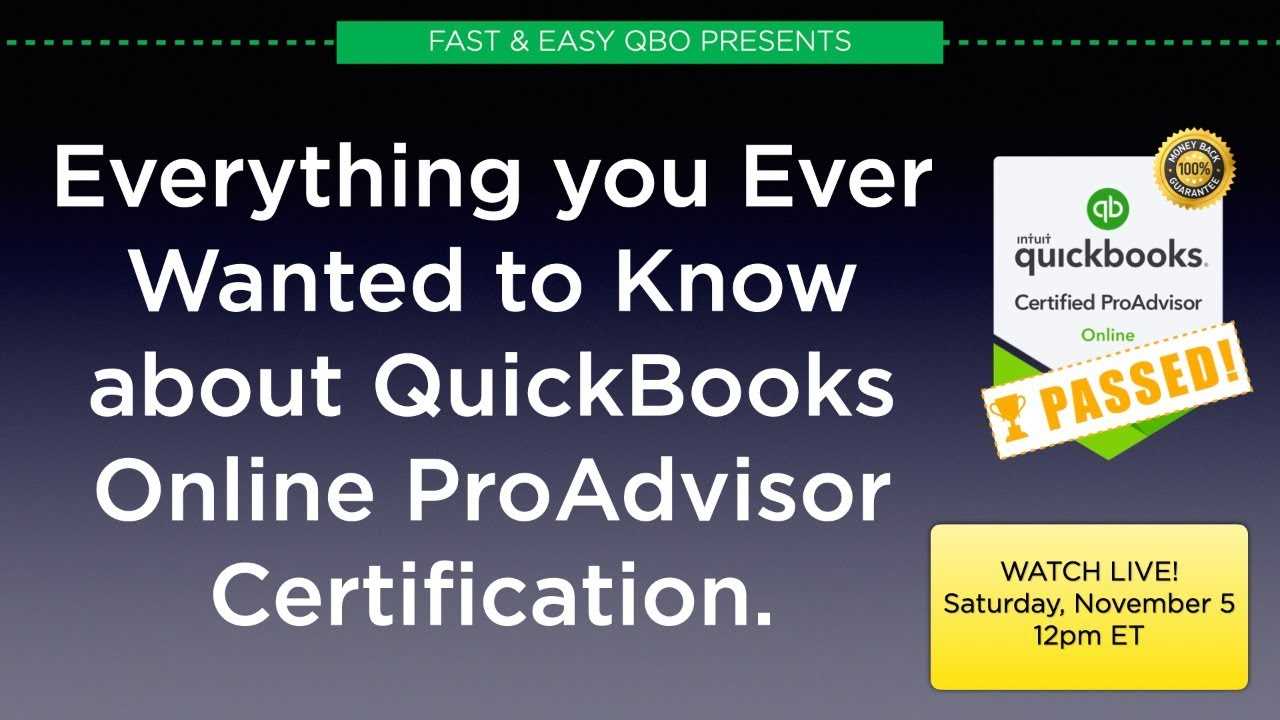 intuit quickbooks online certified user exam answers