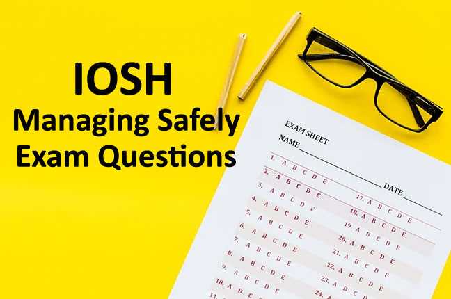 iosh exam answers