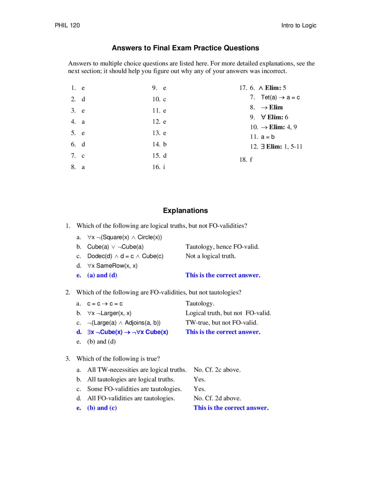 is 120.c final exam answers