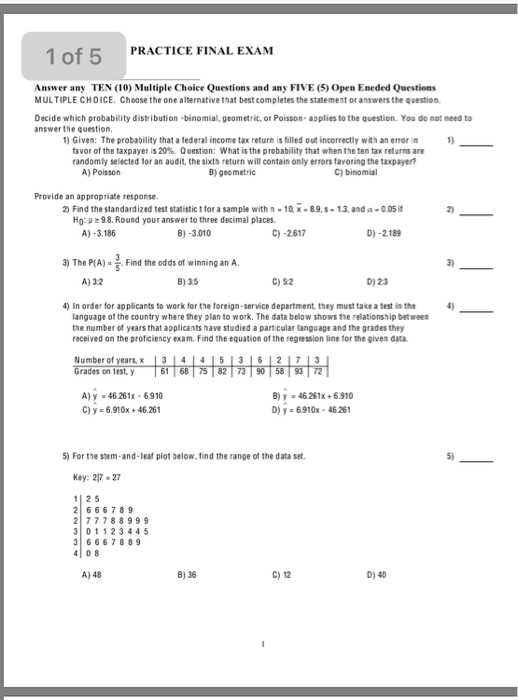 is 5.a final exam answers