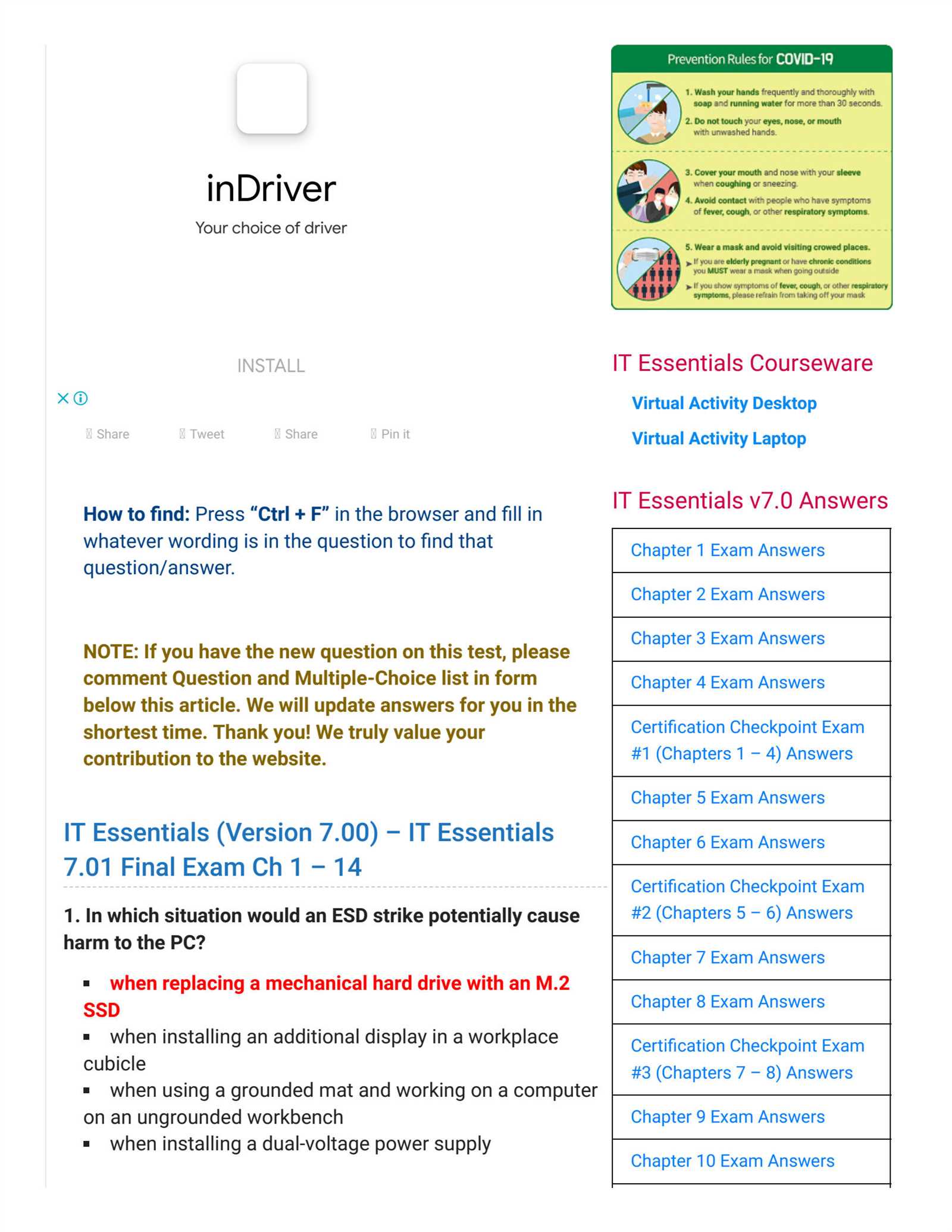 it essentials checkpoint exam 7 8 answers