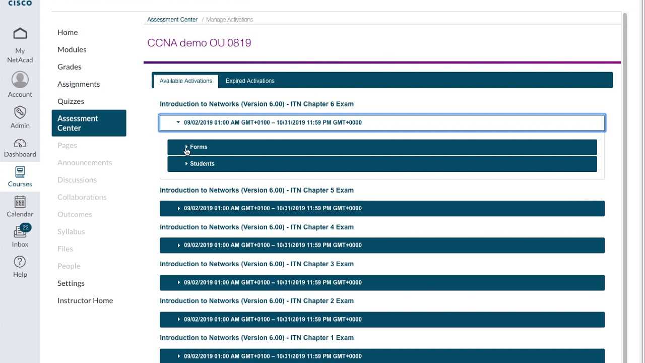 ccna netacad exam answers