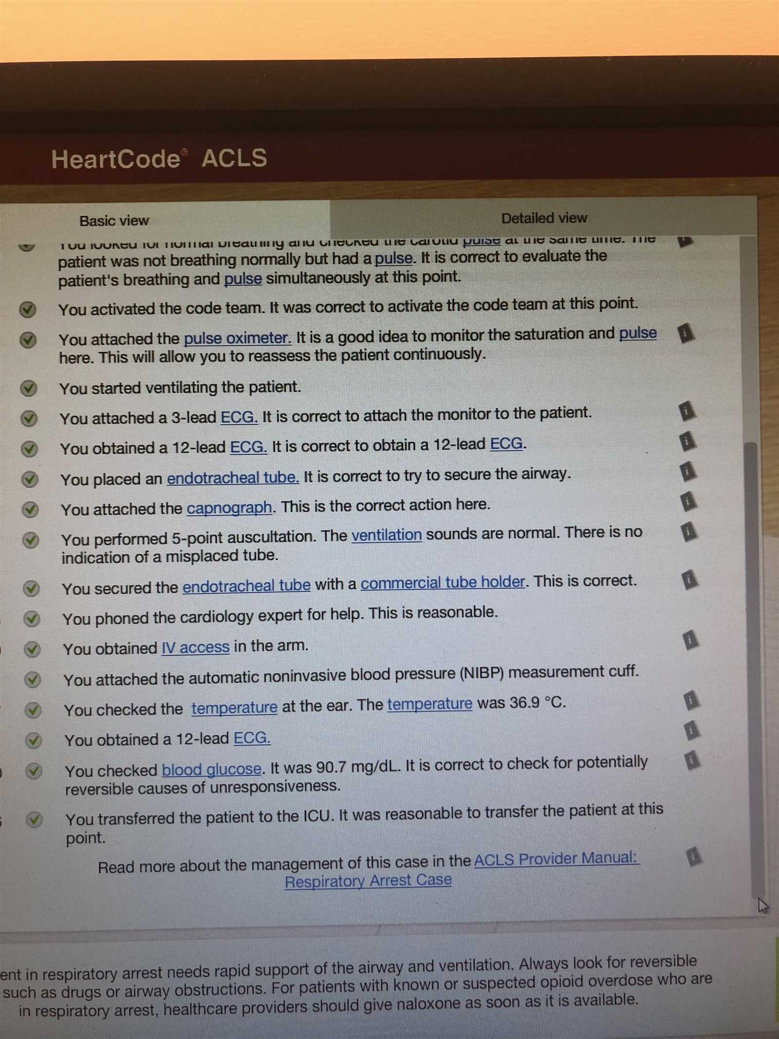 aha heartcode acls exam answers