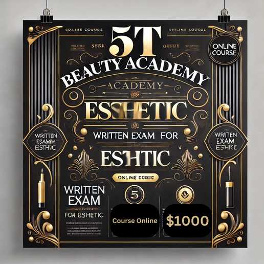 free esthetician practice exam