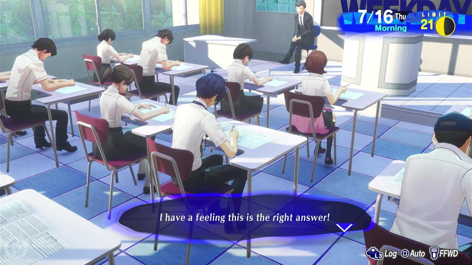 persona 3 exams