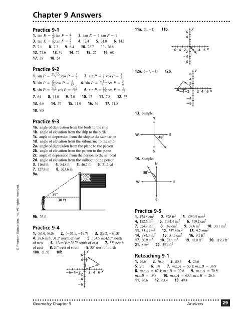 core connections course 3 chapter 9 answer key