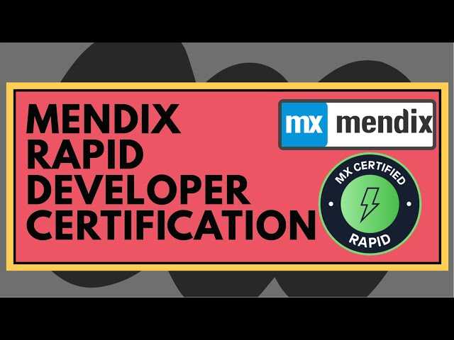 mendix rapid developer certification exam answers