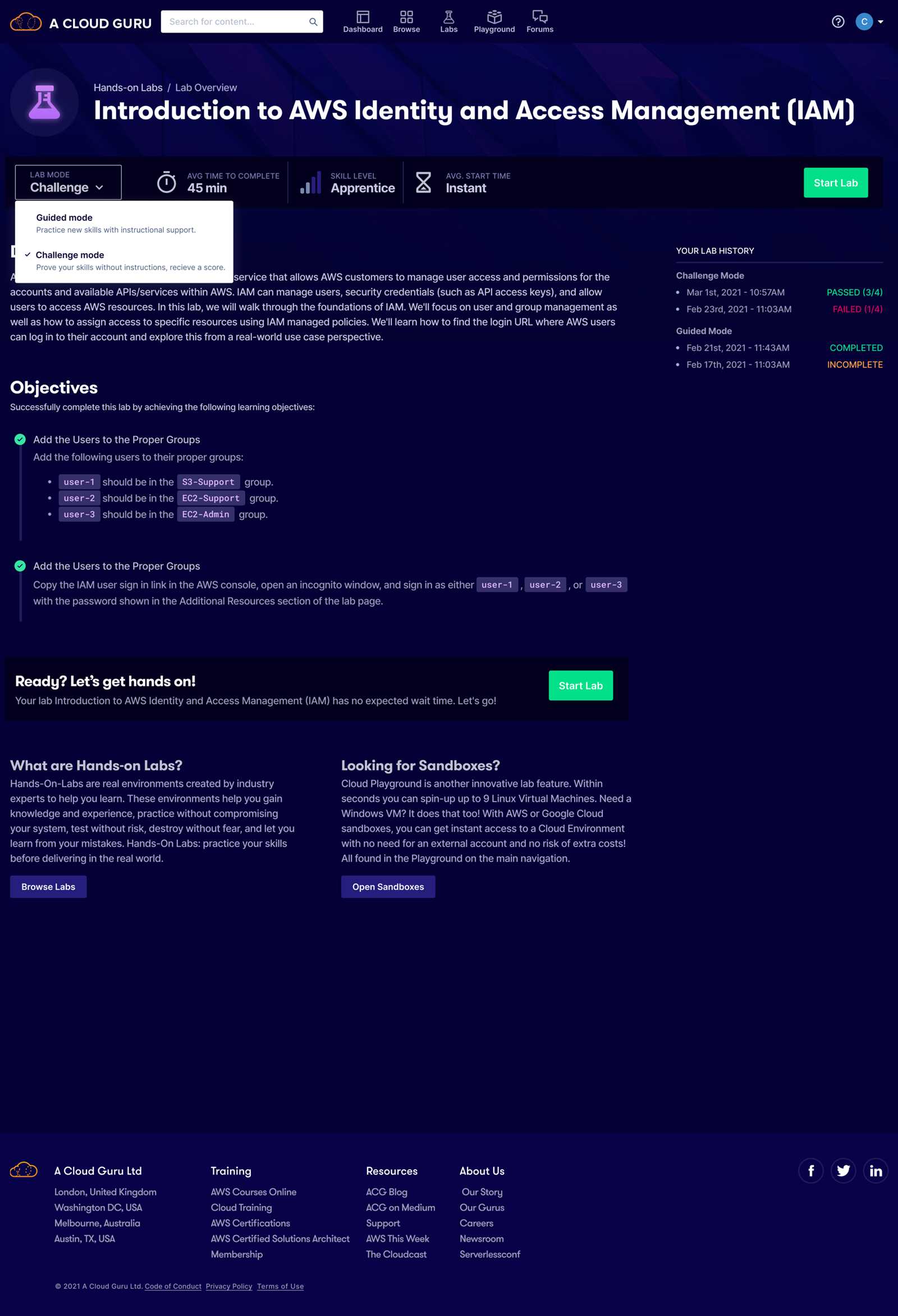 a cloud guru practice exam answers