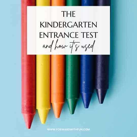 kindergarten entrance exam worksheet