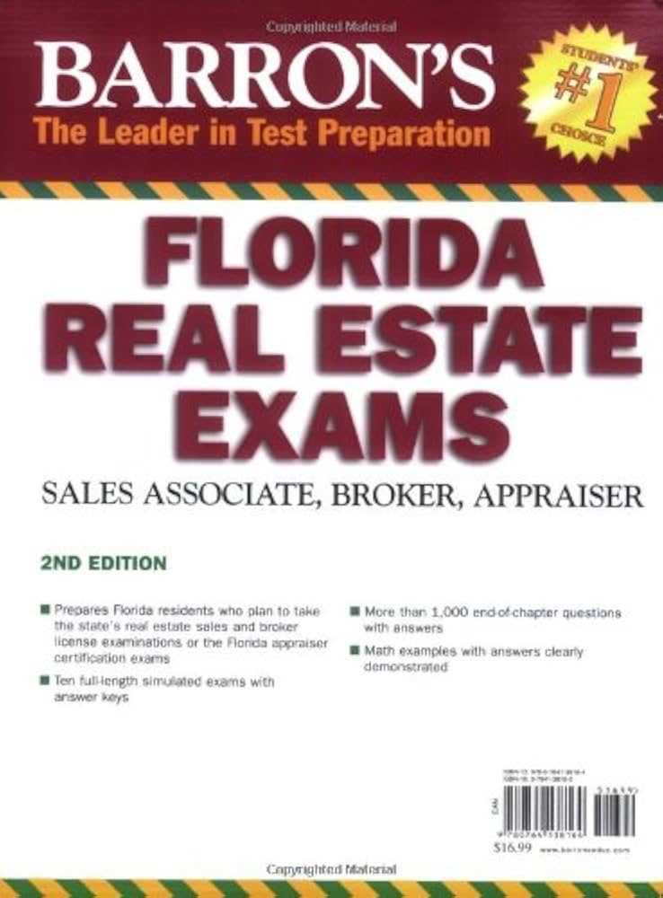 answers to florida real estate exam