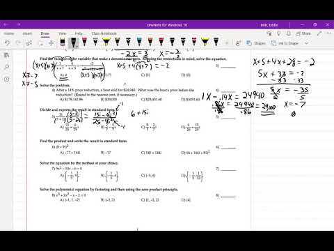 straighterline math 101 final exam answers