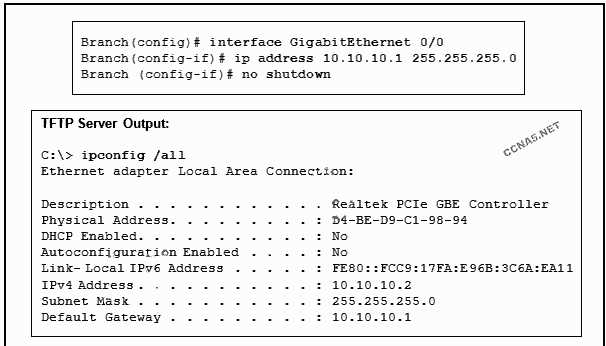 cisco ccna 3 exam answers